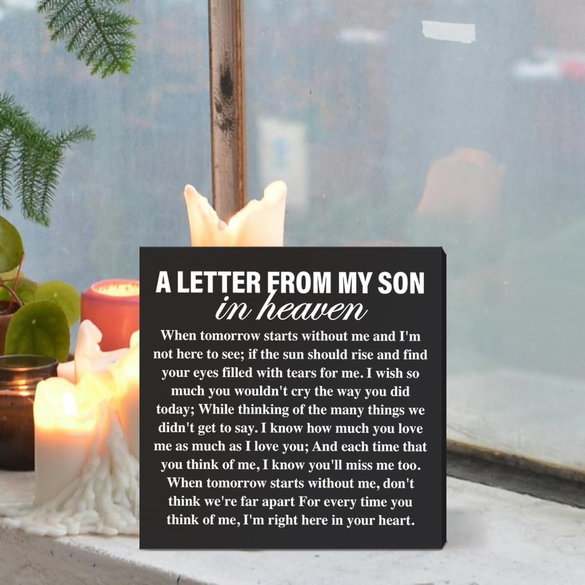Memorial Sympathy Gifts for Loss of Son, Memorial Gifts for Loss of Loved One So