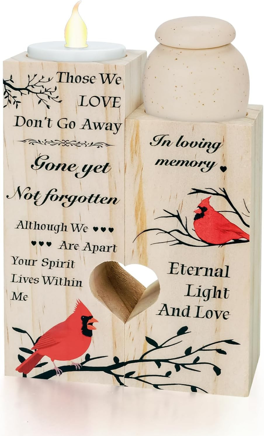 Urns for Human Ashes Candlestick for Your Loss Sympathy Gifts for Women Men Smal