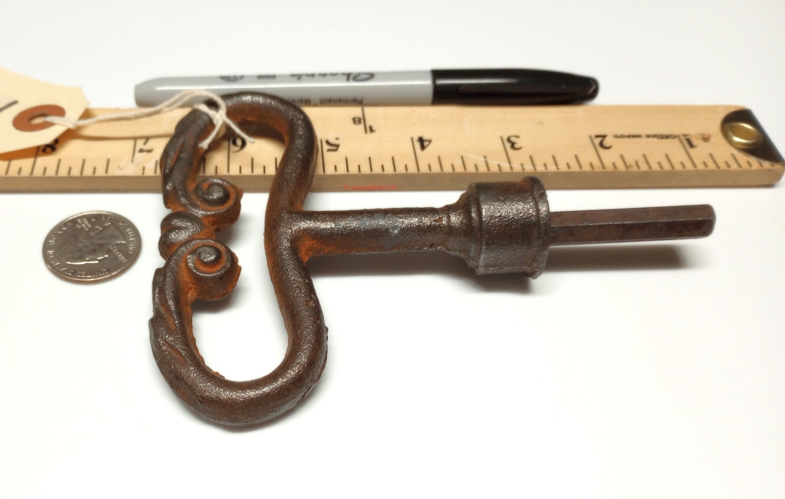 Cast Iron Casket Key / Coffin Key