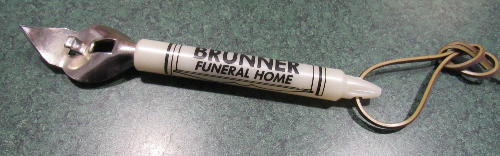 VINTAGE ORIGINAL BRONNER FUNERAL HOME BOTTLE OPENER MENTOR, OHIO