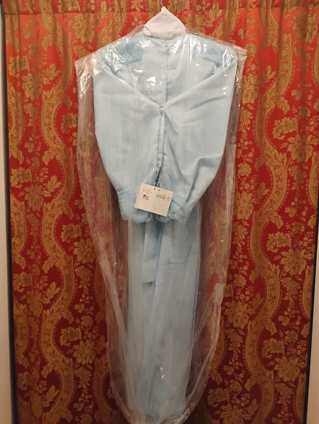 Antique Burial Gown, Vintage Funeral, Vera Lee Brand, Mortuary Embalming Garment