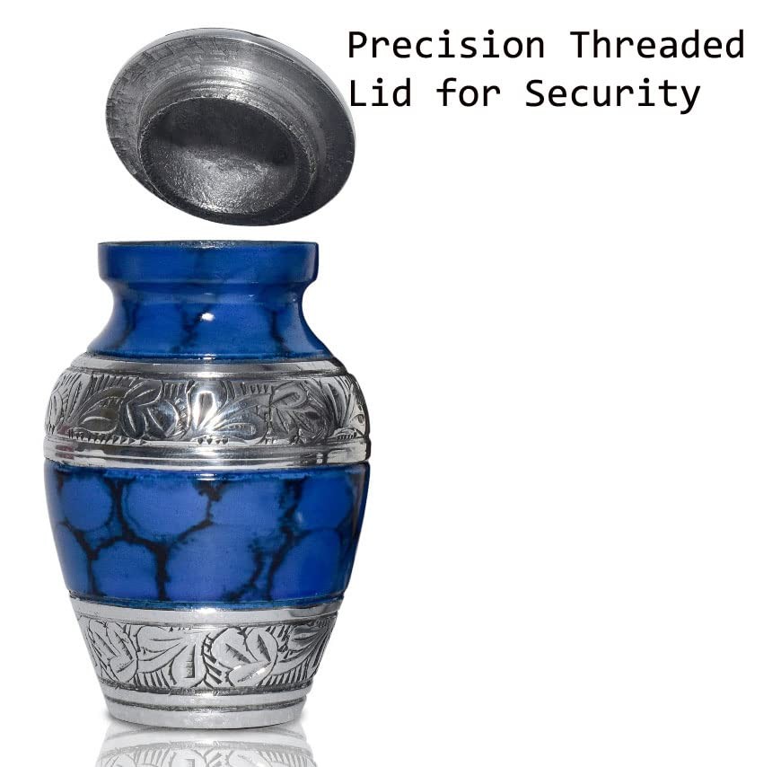 Bold Divine Small Cremation Urns for Human Ashes | Set of 6 | 3 Cubic Inches…