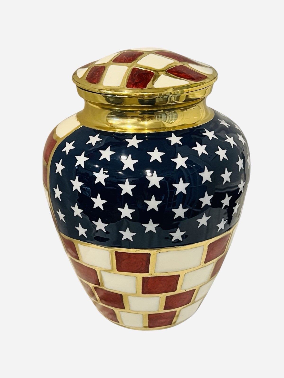 American Flag Cremation Urn