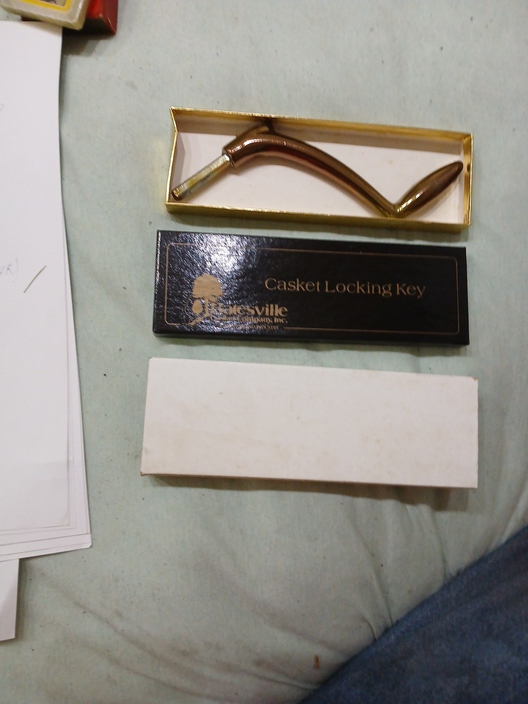 Batesville Casket Company (S4R) Coffin Locking Key (JSF6) Hillenbrand Crank