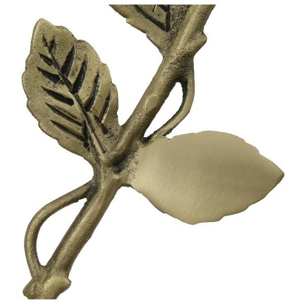 New, Solid Brass Crimson Threaded Rose Keepsake Funeral Cremation Urn For Ashes