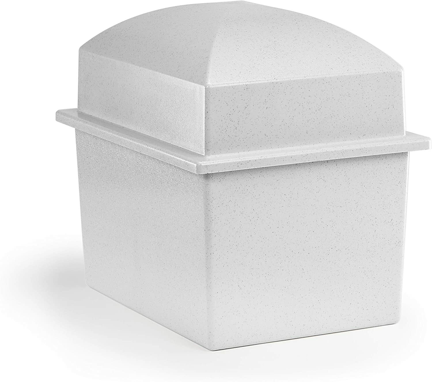 Extra-Large Granite Colored Polymer Double Funeral Cremation Urn Burial Vault