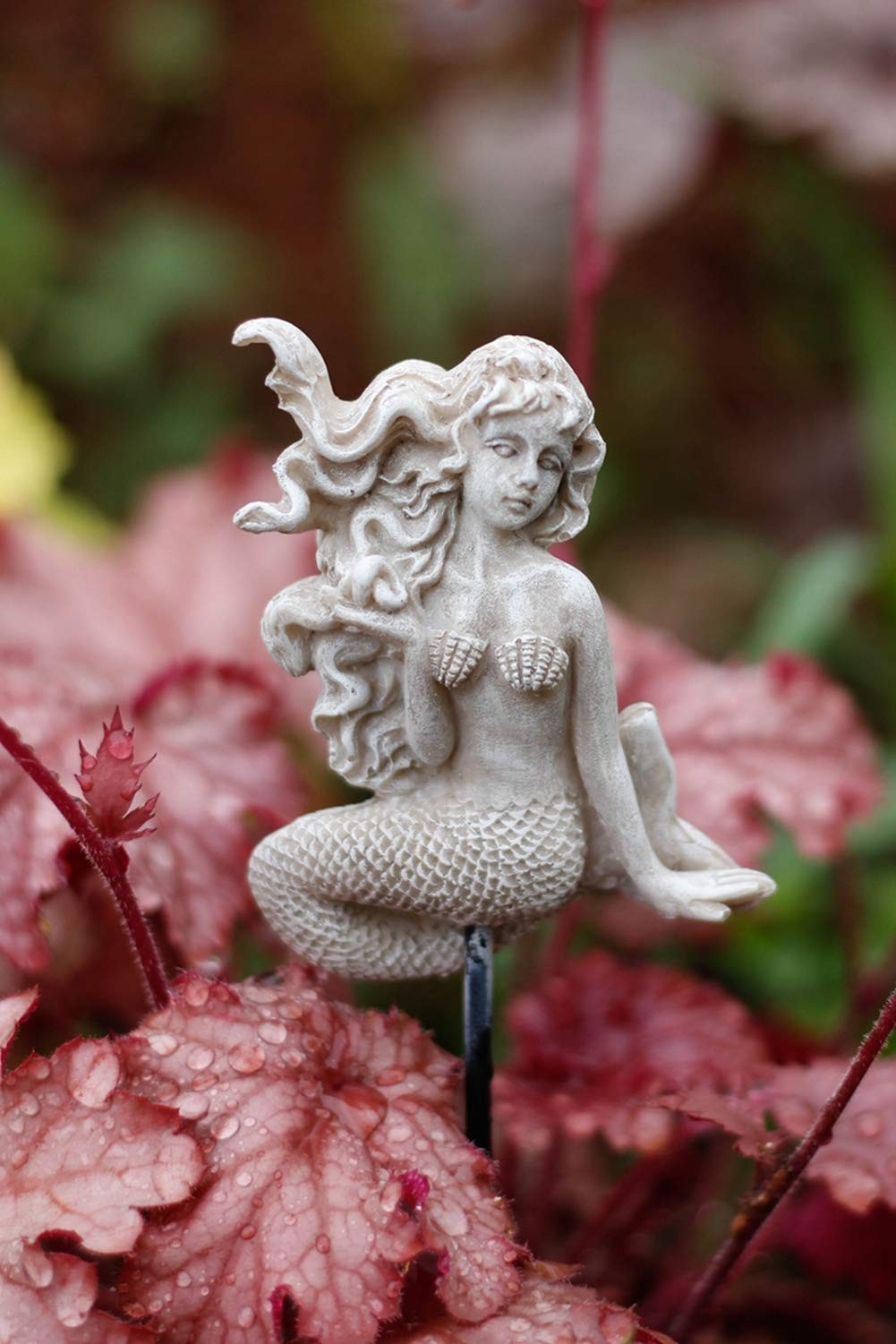 MUAMAX Miniature Mermaid Garden Stakes Fairy Small, 9-mermaid-9