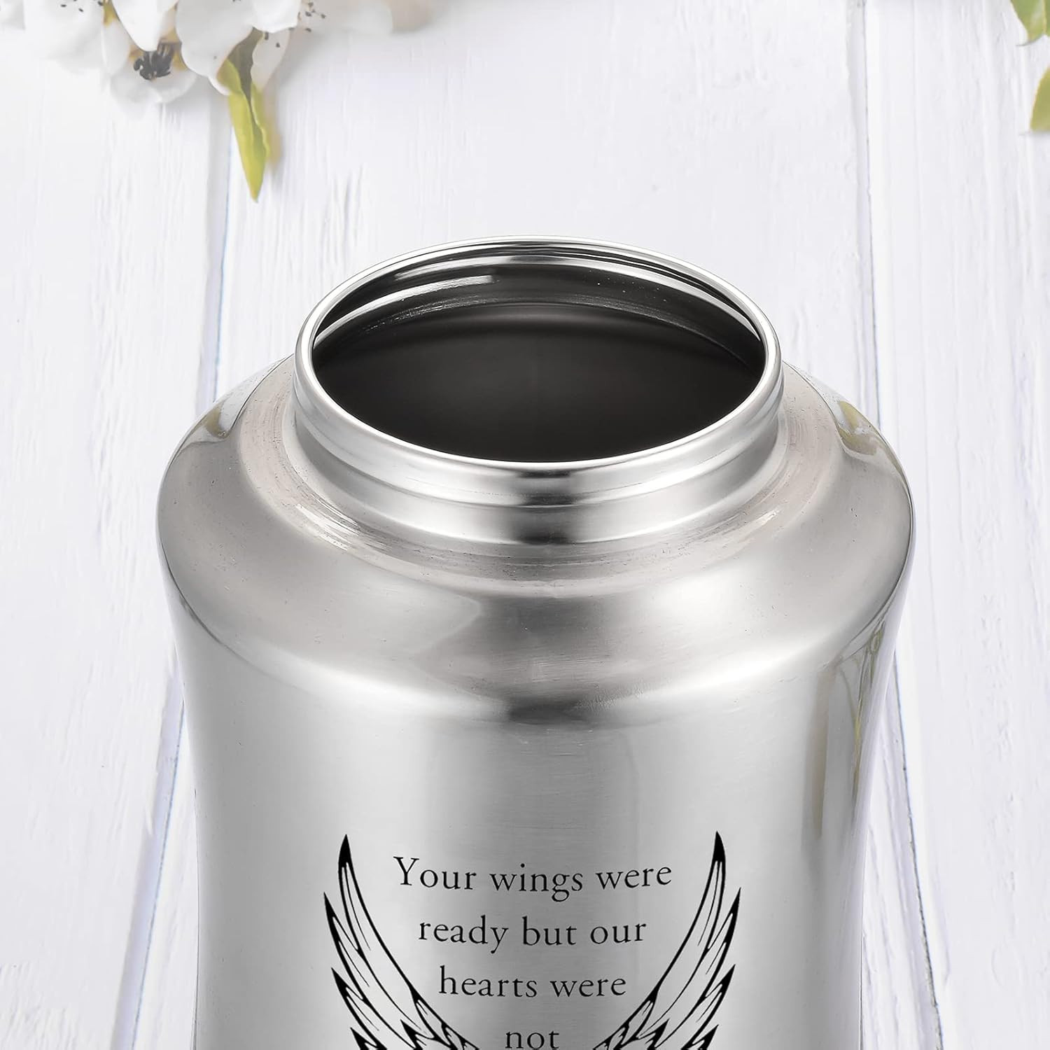 Urns for Ashes Decorative Urns for Adult Human Ashes Large Stainless Steel Crema