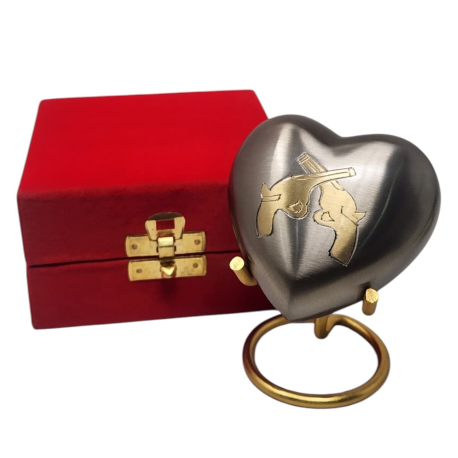 Sacred Heart of Jesus Cremation Urn for Ashes Small Christian Memorial Keepsake