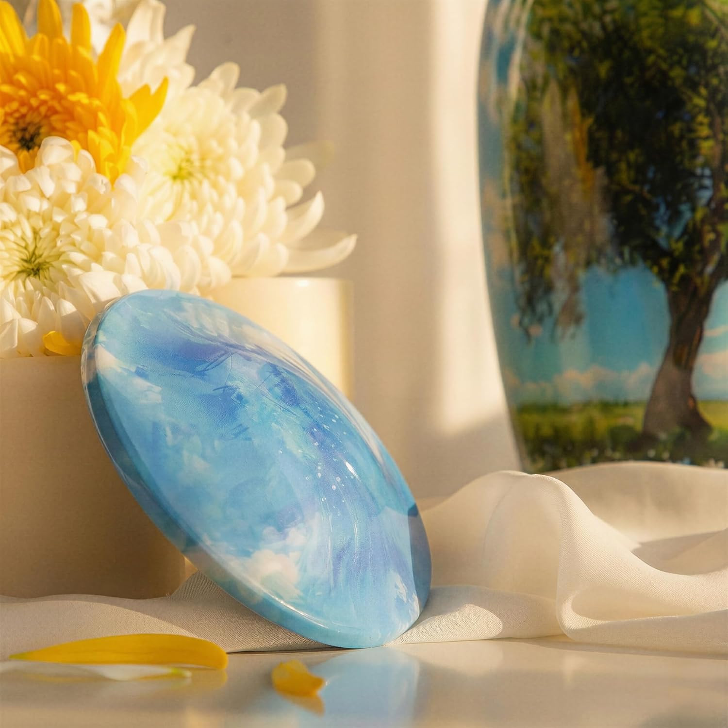 Cremation Urn for Human Ashes – Adult Urn for Men or Women up to 200Lbs – Memori