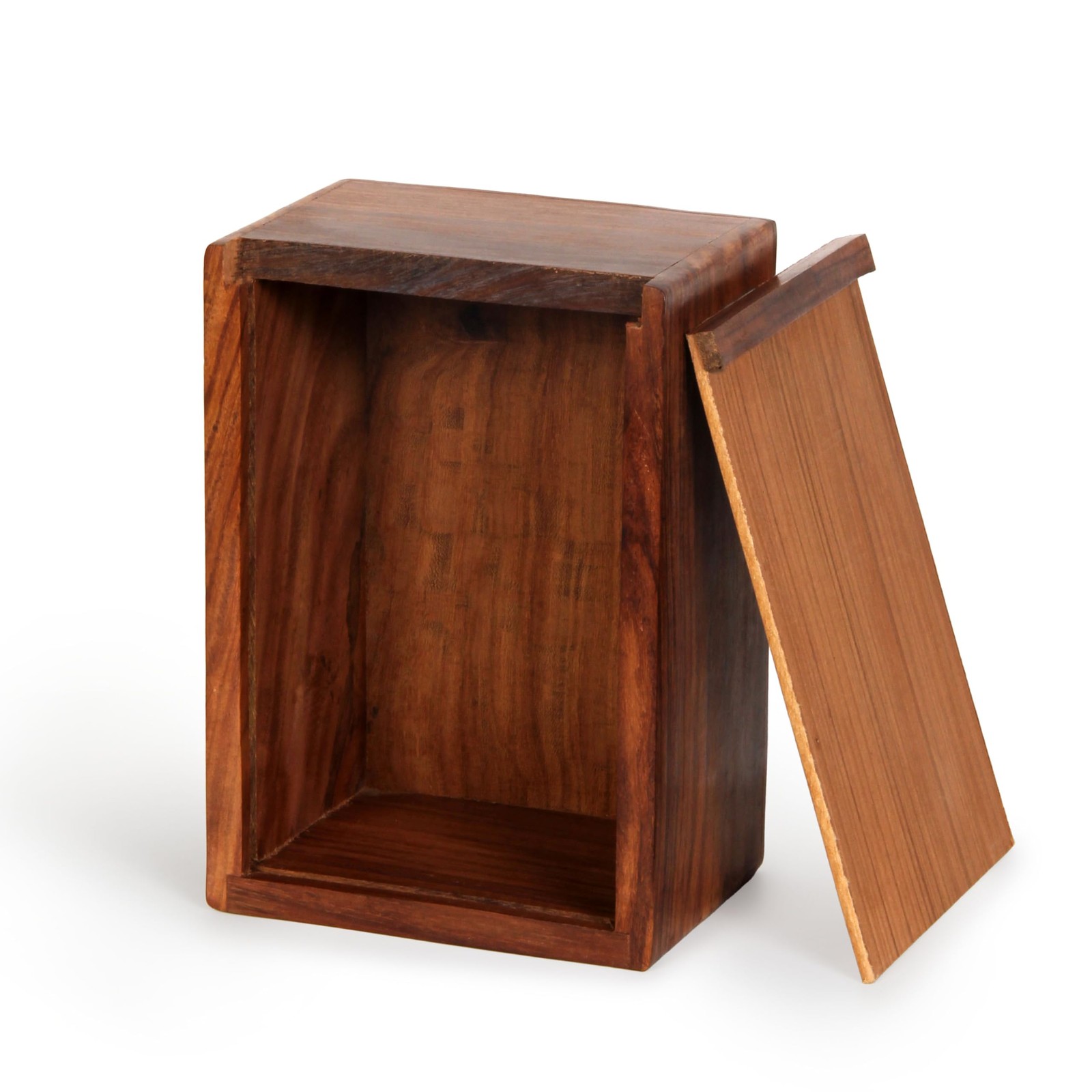 Handmade Wooden Urn Box for Human Ashes, Cremation Funeral Urns Box, Pet Memo…