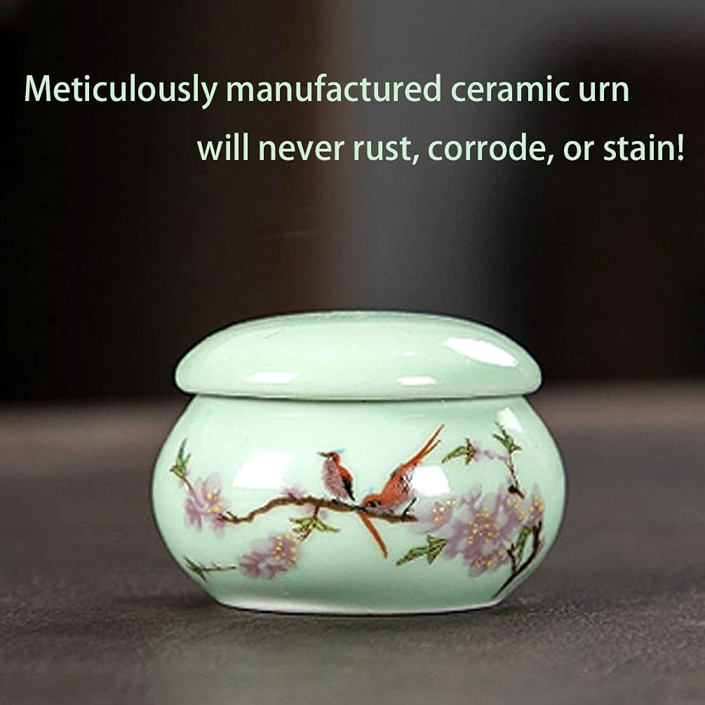 Mini Hummingbird Urns for Human Ashes Set of 4 – Small Keepsake Cremation Urns f