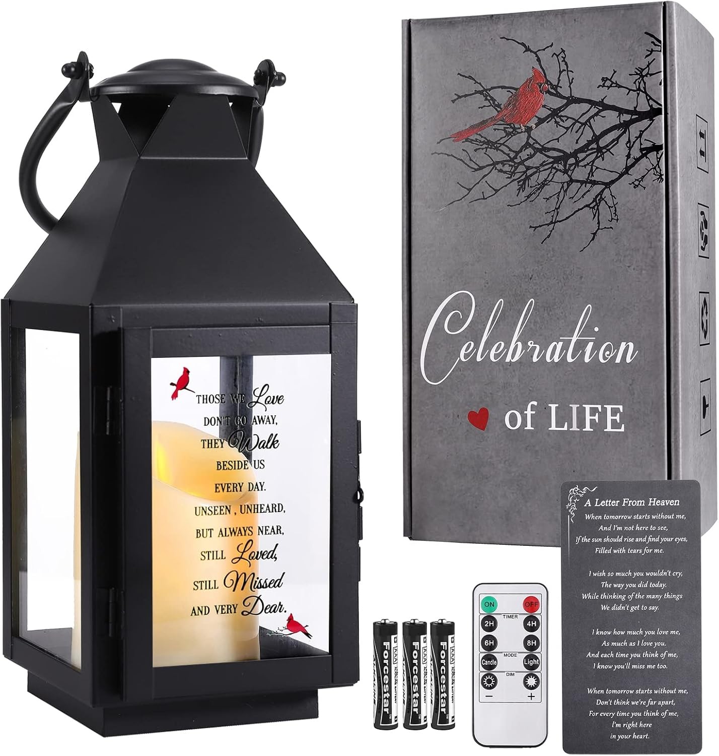 Memorial Lantern, Sympathy Gifts for Loss of Mom/Dad/Loved One, Bereavement