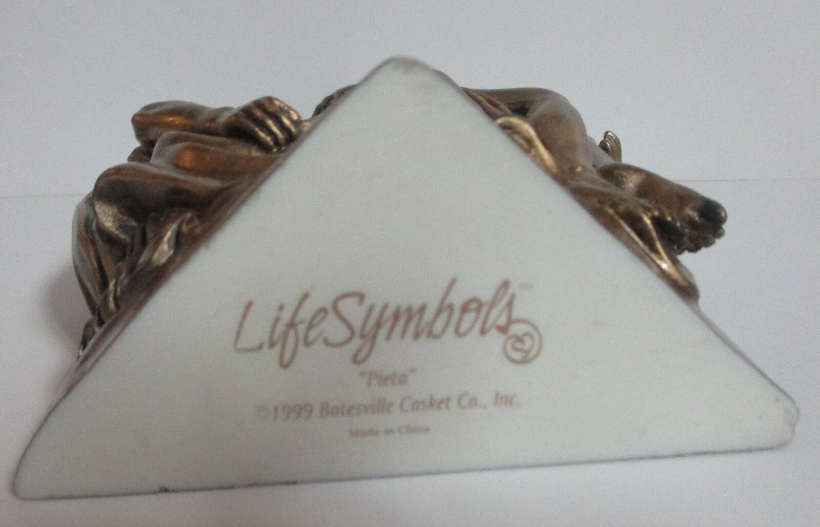 Pieta Mother Mary Jesus Life Symbols Batesville Casket Funeral Memorial Keepsake