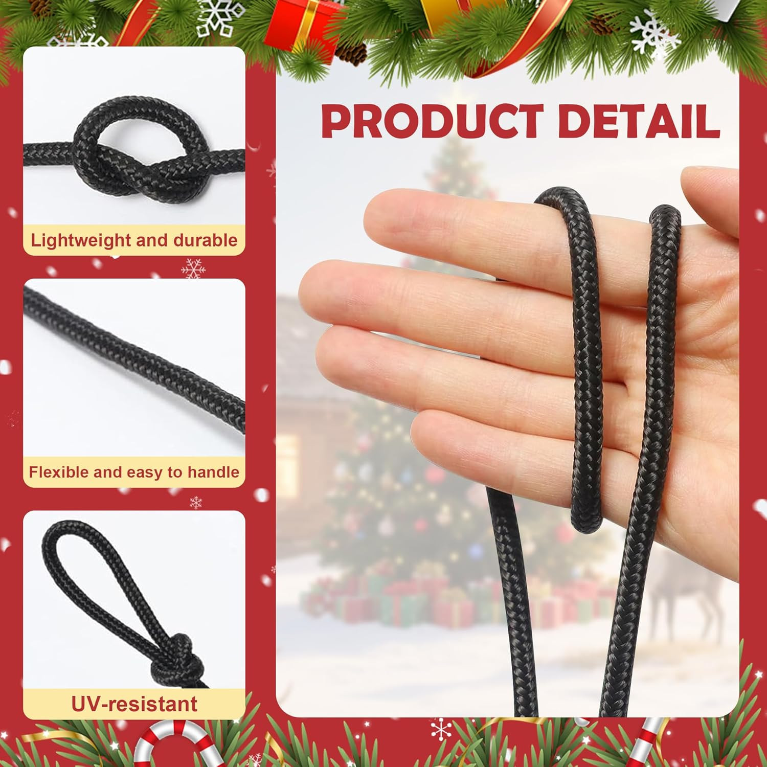 24 Pack Plastic Stakes w/ 50m Rope Inflatable Tie Down Tent Anchor Kit