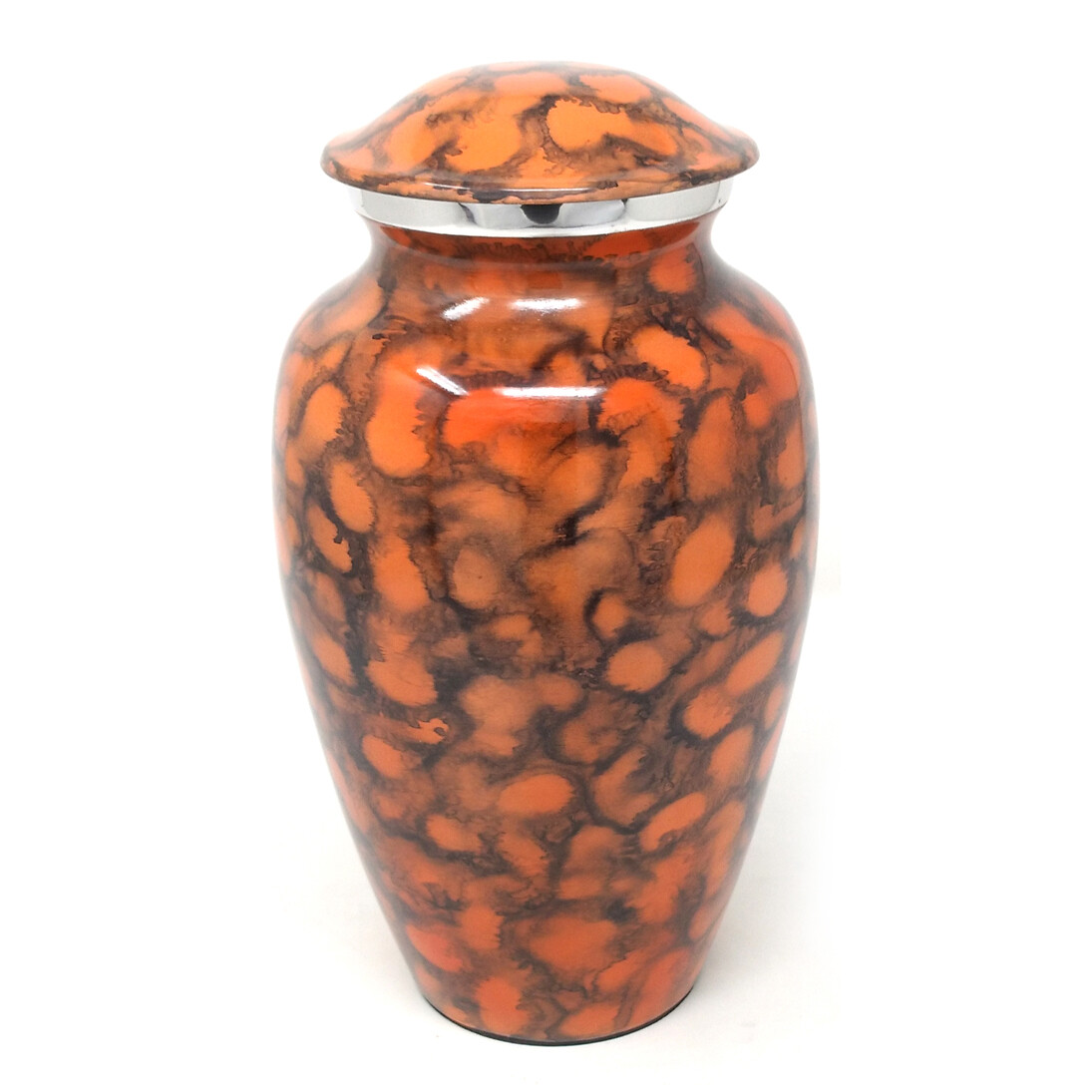Beautiful Aluminum Brown Flamingo Adult Memorial Urn For Human Cremation Ashes