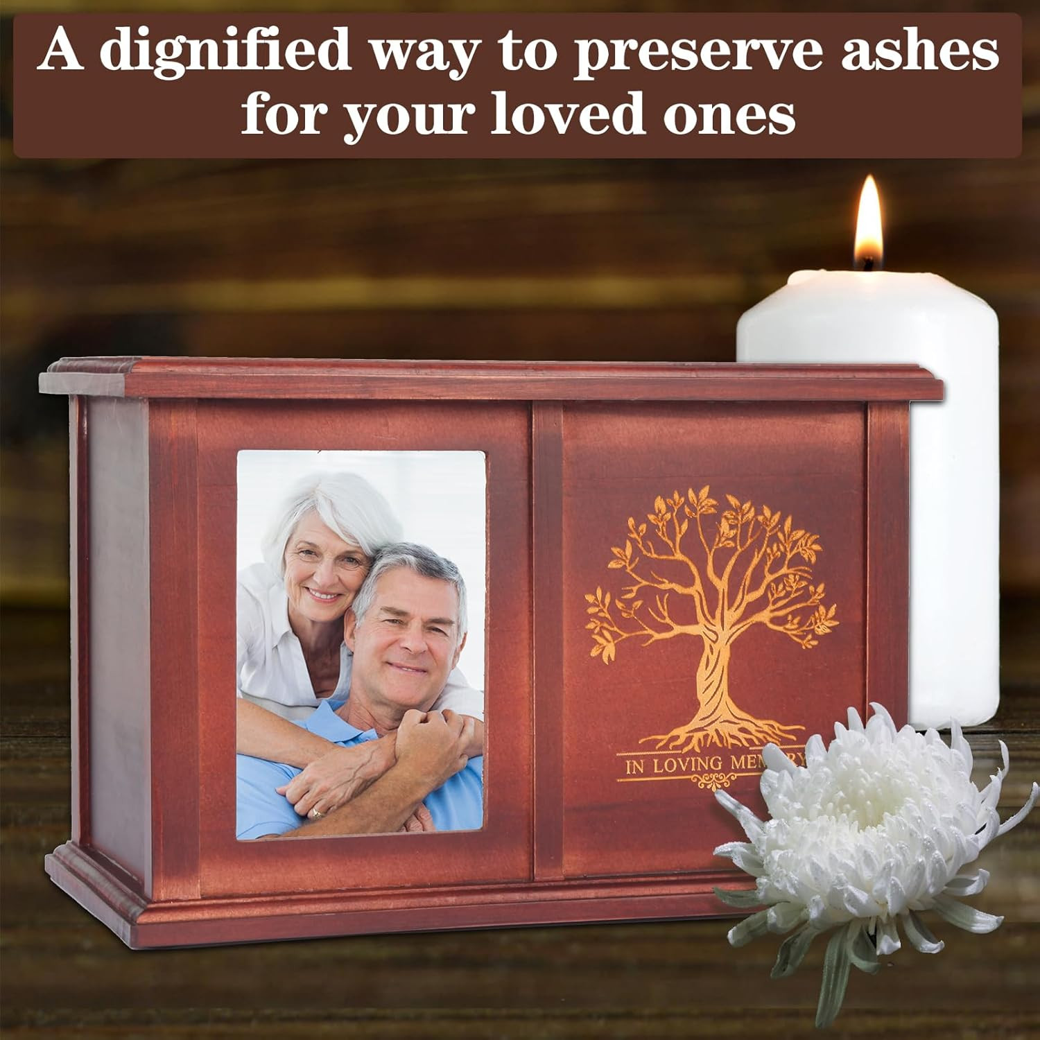 X-Large Urns for Human Ashes Adult Male Female, up to 500 Cubic Inches, Extra La