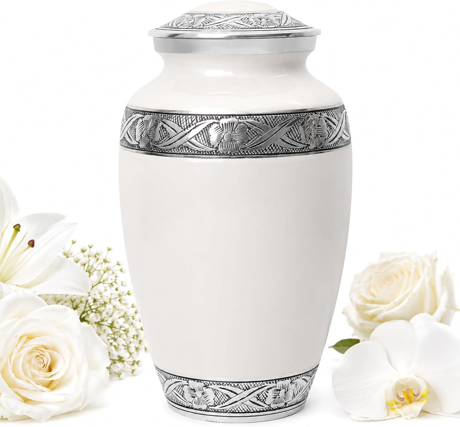 Urns for Human Ashes Adult Female and Male 200+ Cubic Inches, Decorative Burial