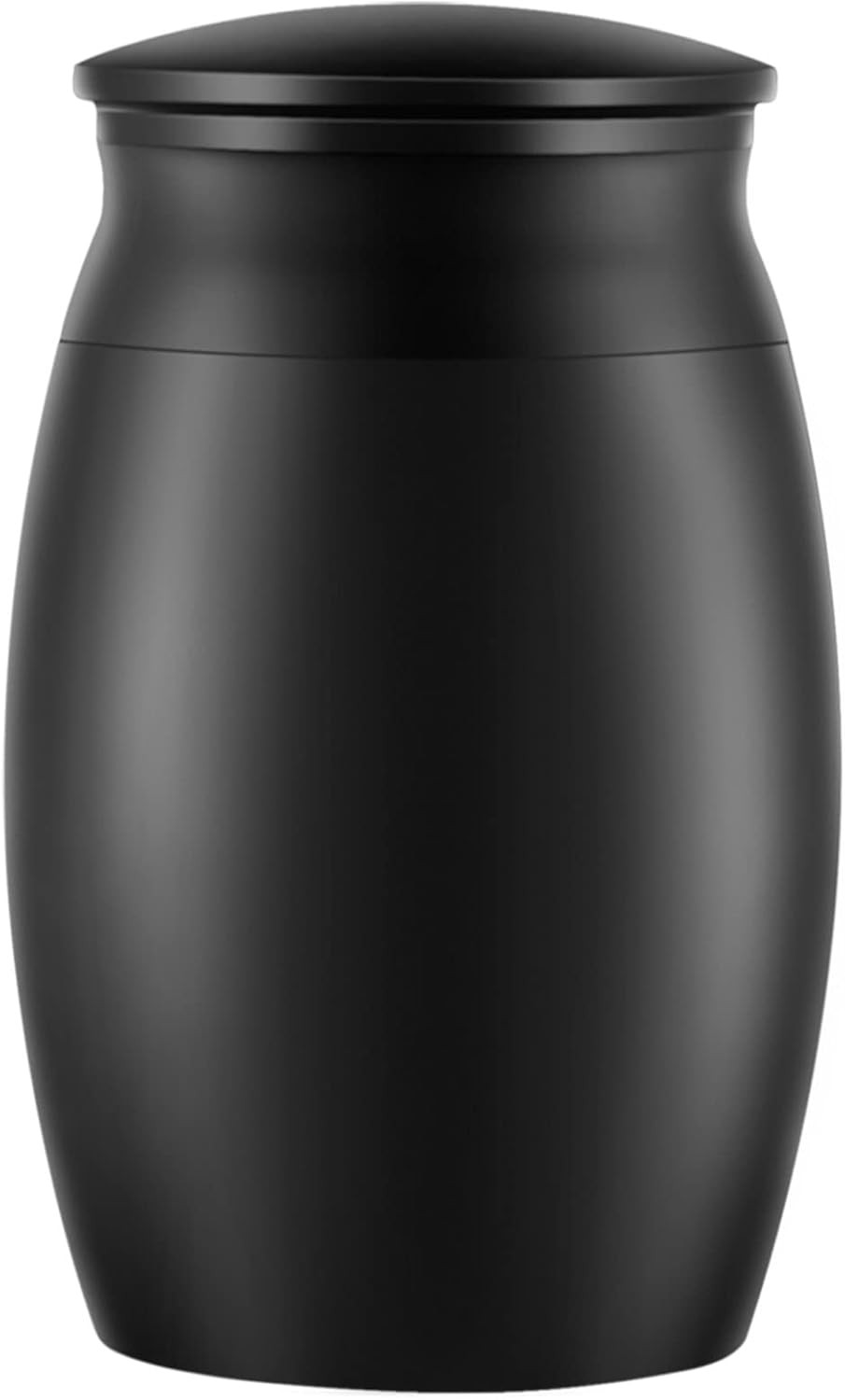 Mini Small Urns for Ashes, 2.8″ High Blank Black Memorial Cremation Urn, Handcra
