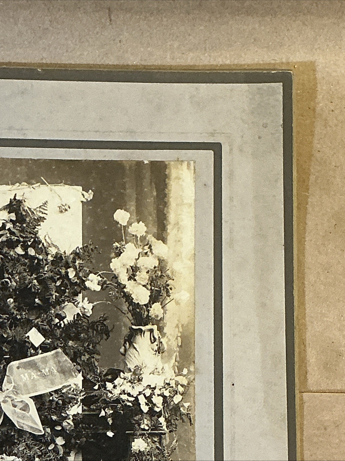 Group Of Early 1900s Funeral Cards And Funeral Flower Photos As Is INV-P0498