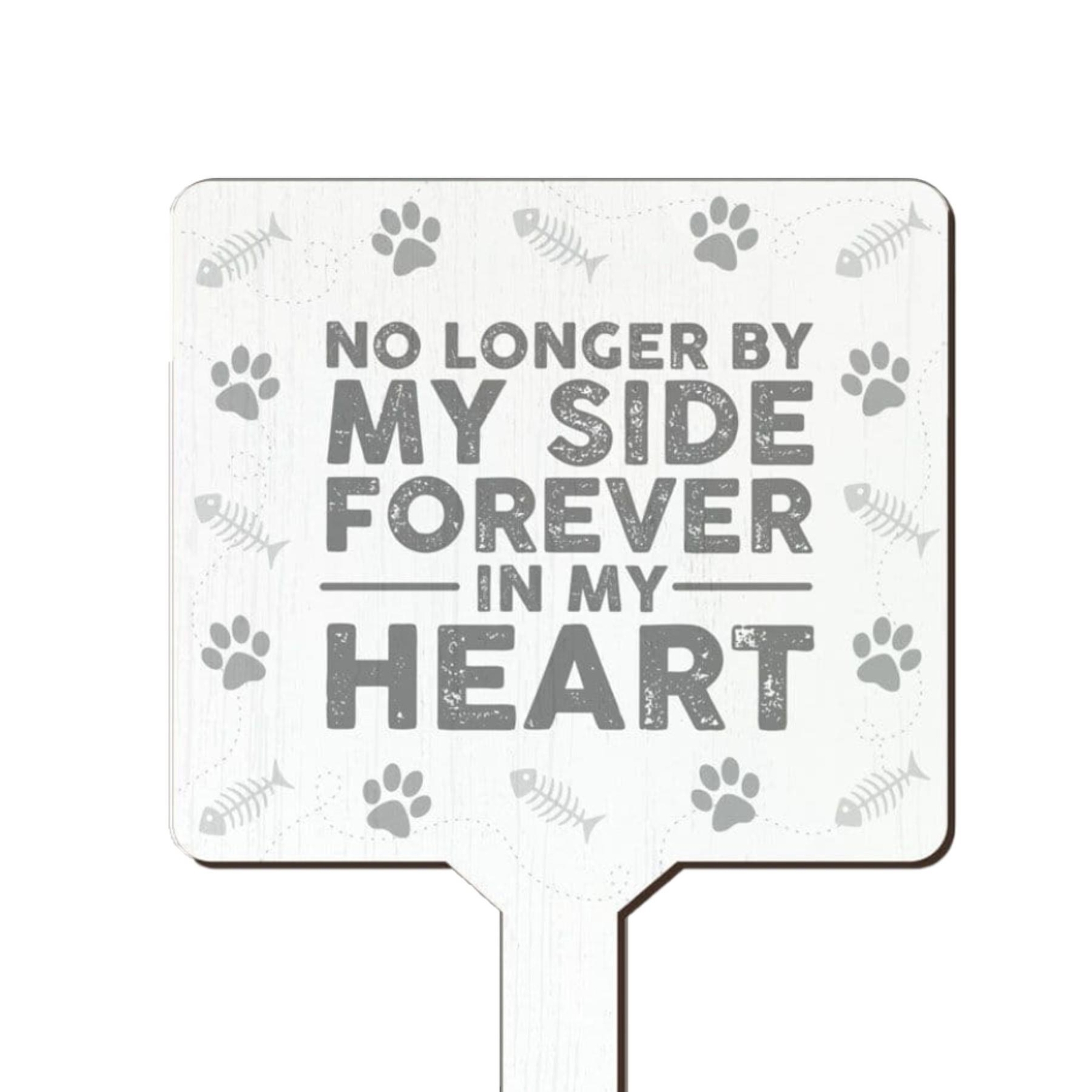 Cat Memorial Garden Planter Sign Plaque