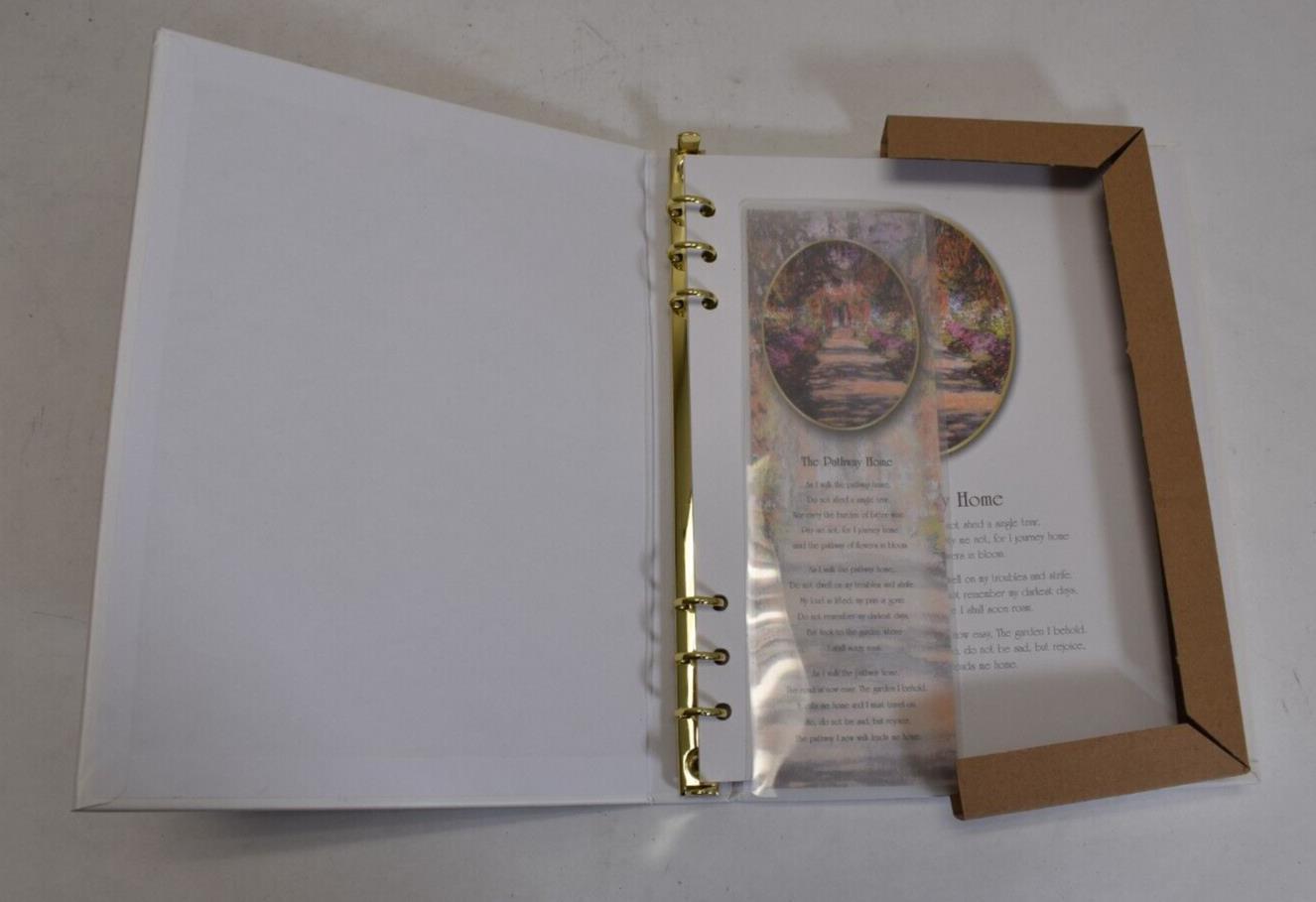 Funeral Guest Book Memorial Service Assorted Lot & Cards Sign in Book 6 Pc Set