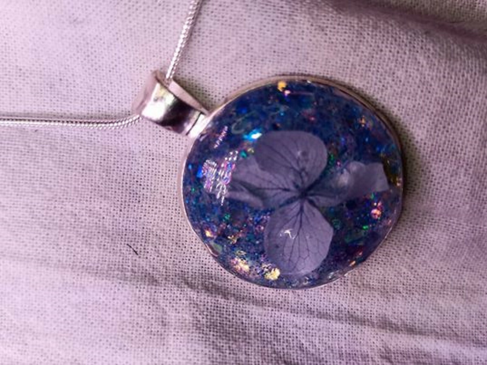Memorial Pendant Necklace Cremation Cremains Loved One Pet Keepsake Pendant
