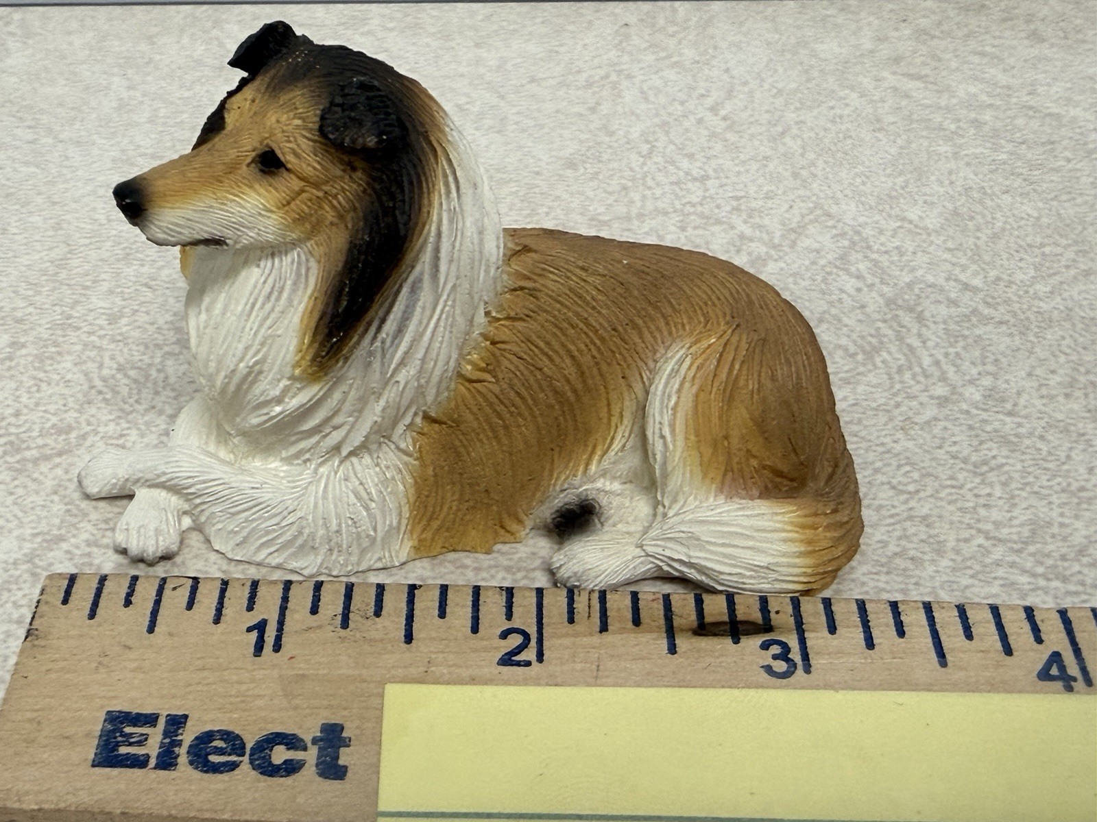 Collie Figurine Topper for Cremation Urn Ashes Honor Thy Pet Dog Funeral