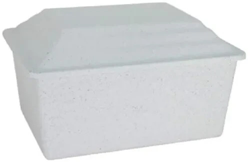 Large/Adult Granite Polymer Urn Vault for Ground Burial Funeral Cremation Urn