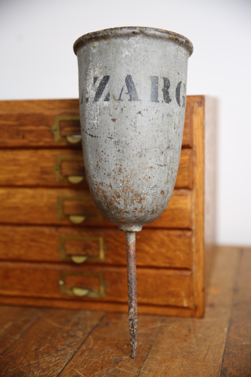 Antique Cast Iron Flower Urn Funeral Grave Tomb Oddity Vintage old vase gothic