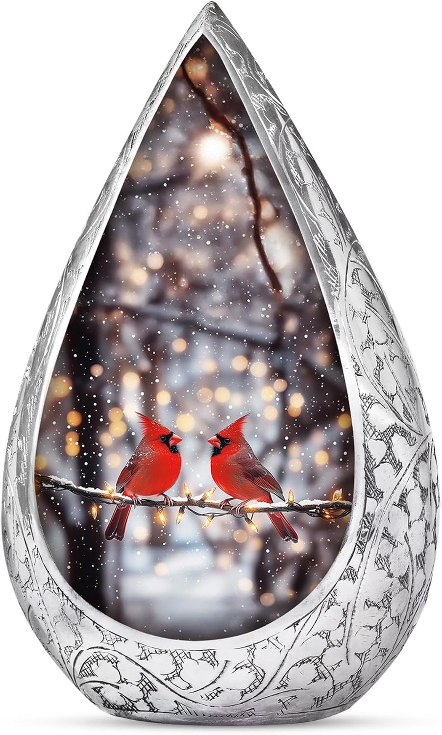 Red Cardinal Urn for Ashes for Women – Small Urns for Ashes Adult Man – 3″ | Kee