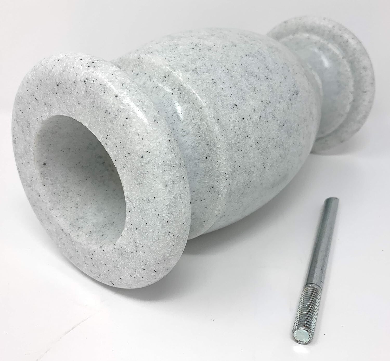 Indestructible Weather-Resistant Cemetery Flower Vase with Spike Ground Mount