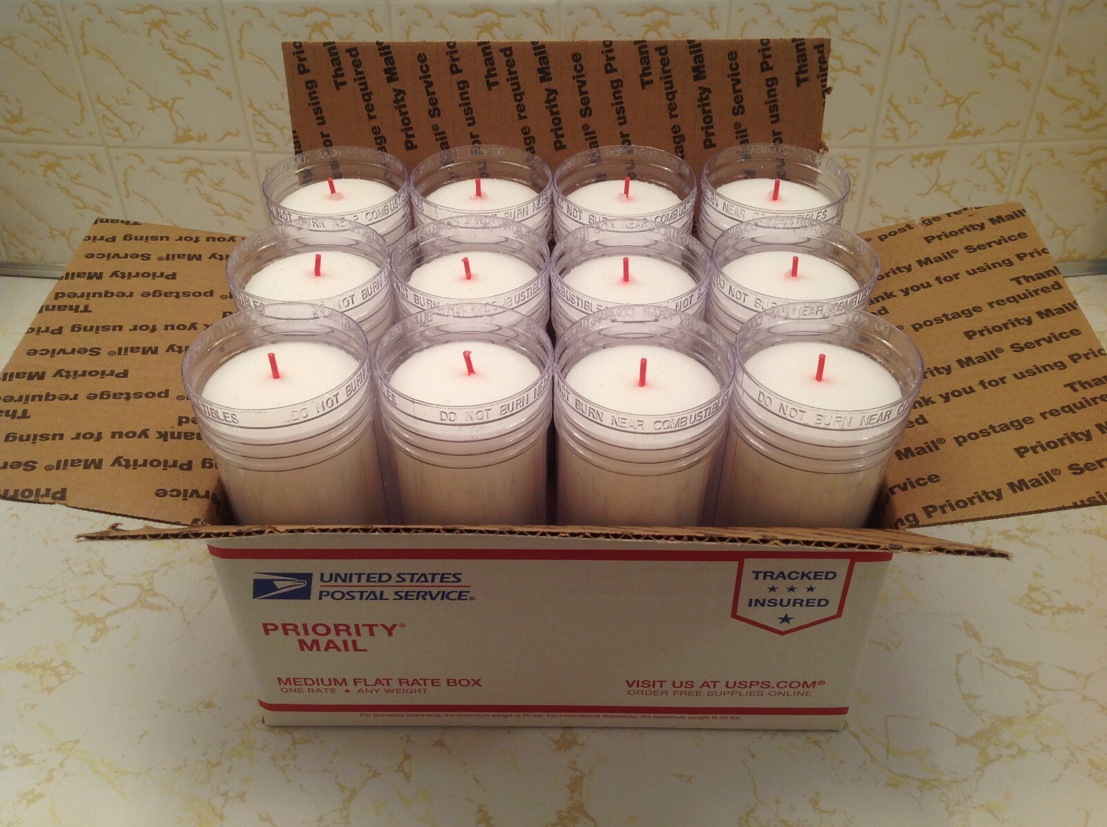 Candles:Church, Cemetery, Memorial,Ceremonial, Remembrance,Garden/Patio/ Prayer