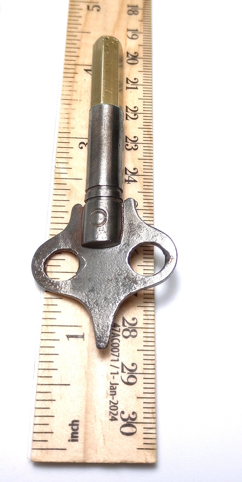 Steel and Brass Pocket / Keychain Casket Key