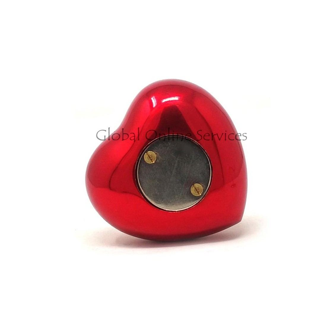 Classic Red Heart Keepsake Urn for Ashes, Memorial heart keepsake