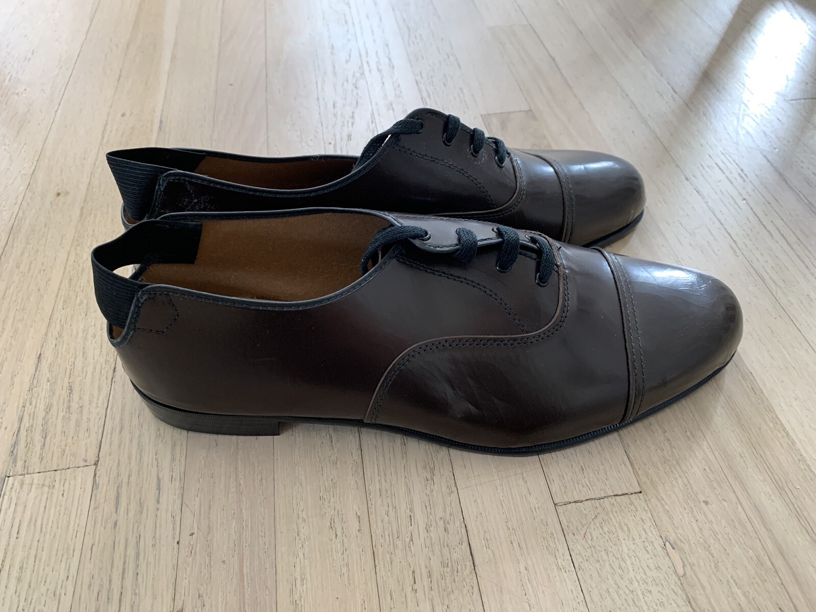 New Vintage Men’s Practical Burial Dress Shoes Brown 280R Sz 9 NOS NIB RARE