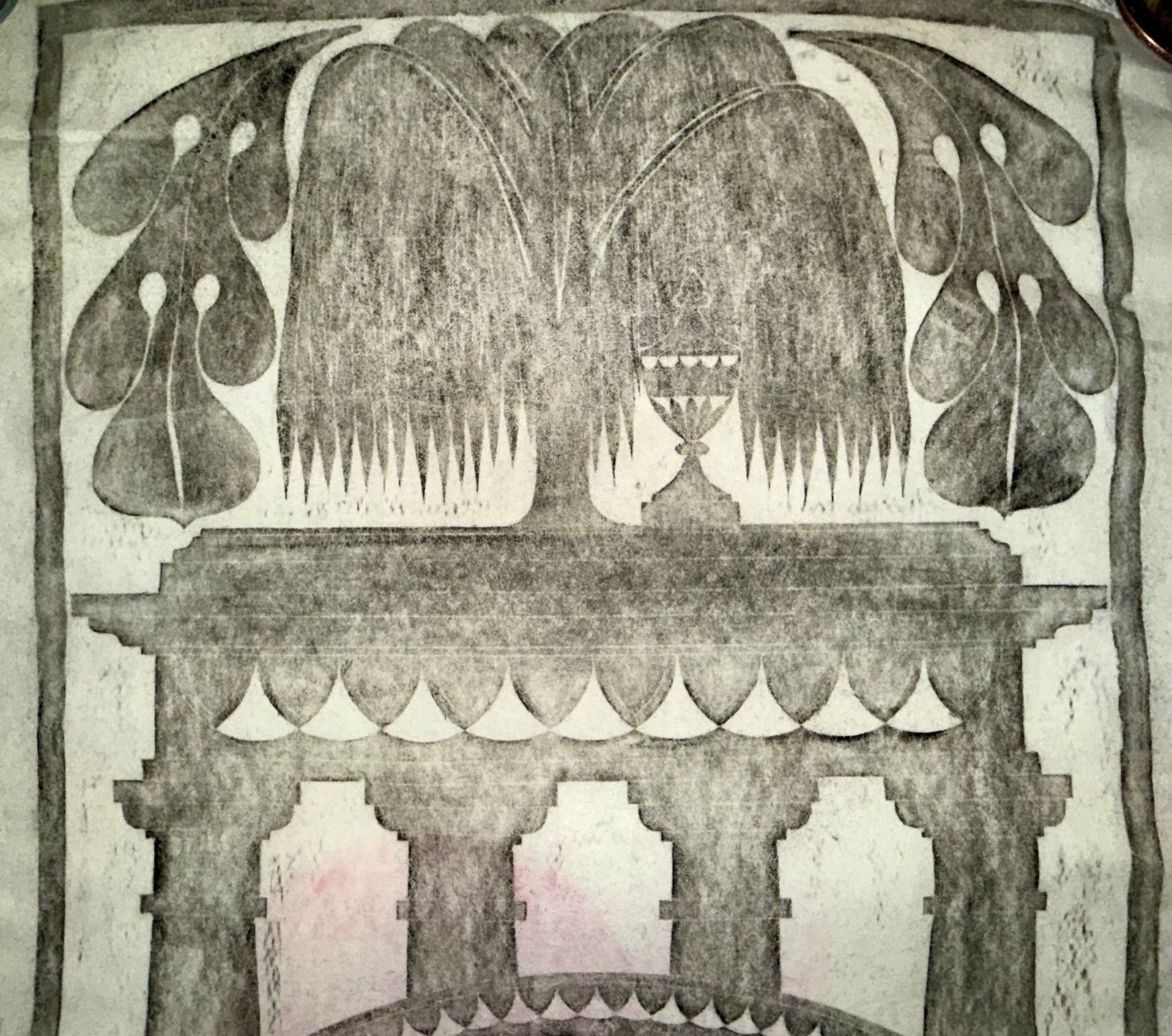 Gravestone Rubbing N.E. 1840, S. Butterfield