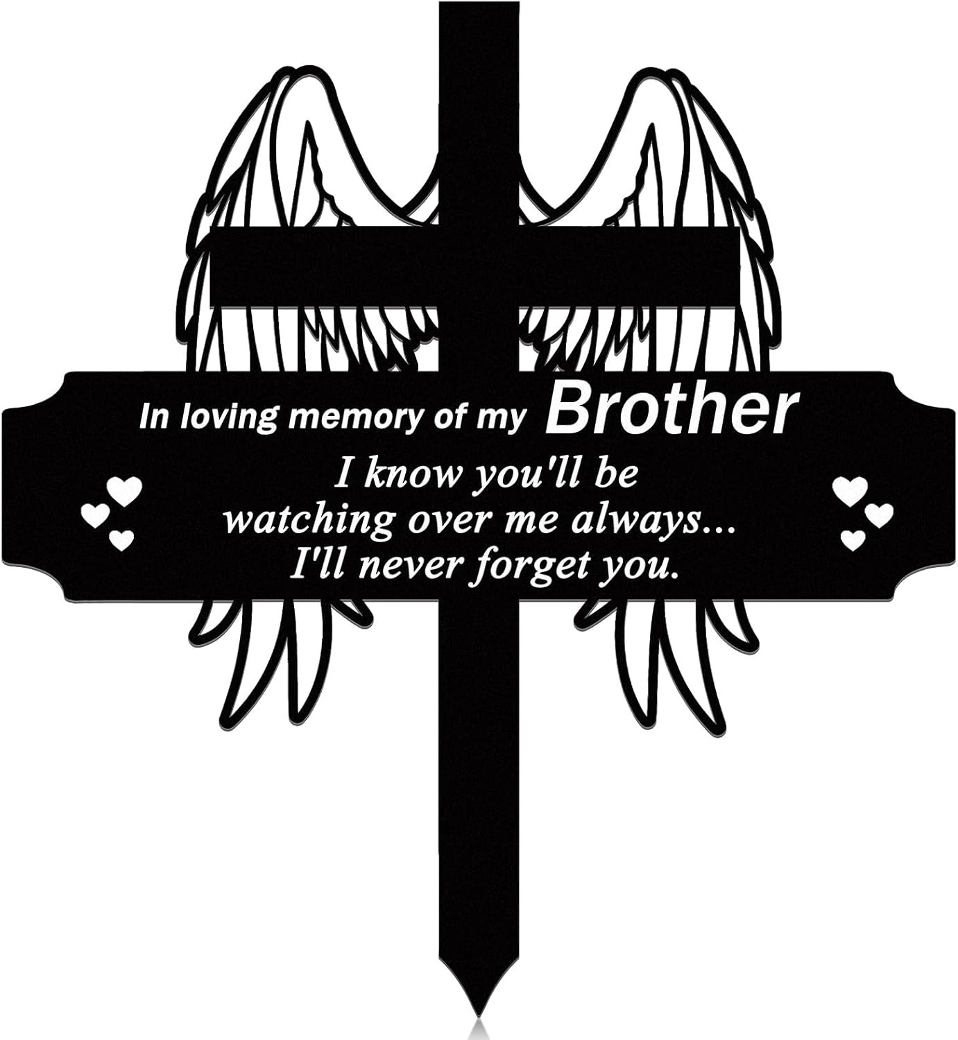 Memorial Stakes Decorations for Cemetery Plaque Markers Memorial Plaques Sympa