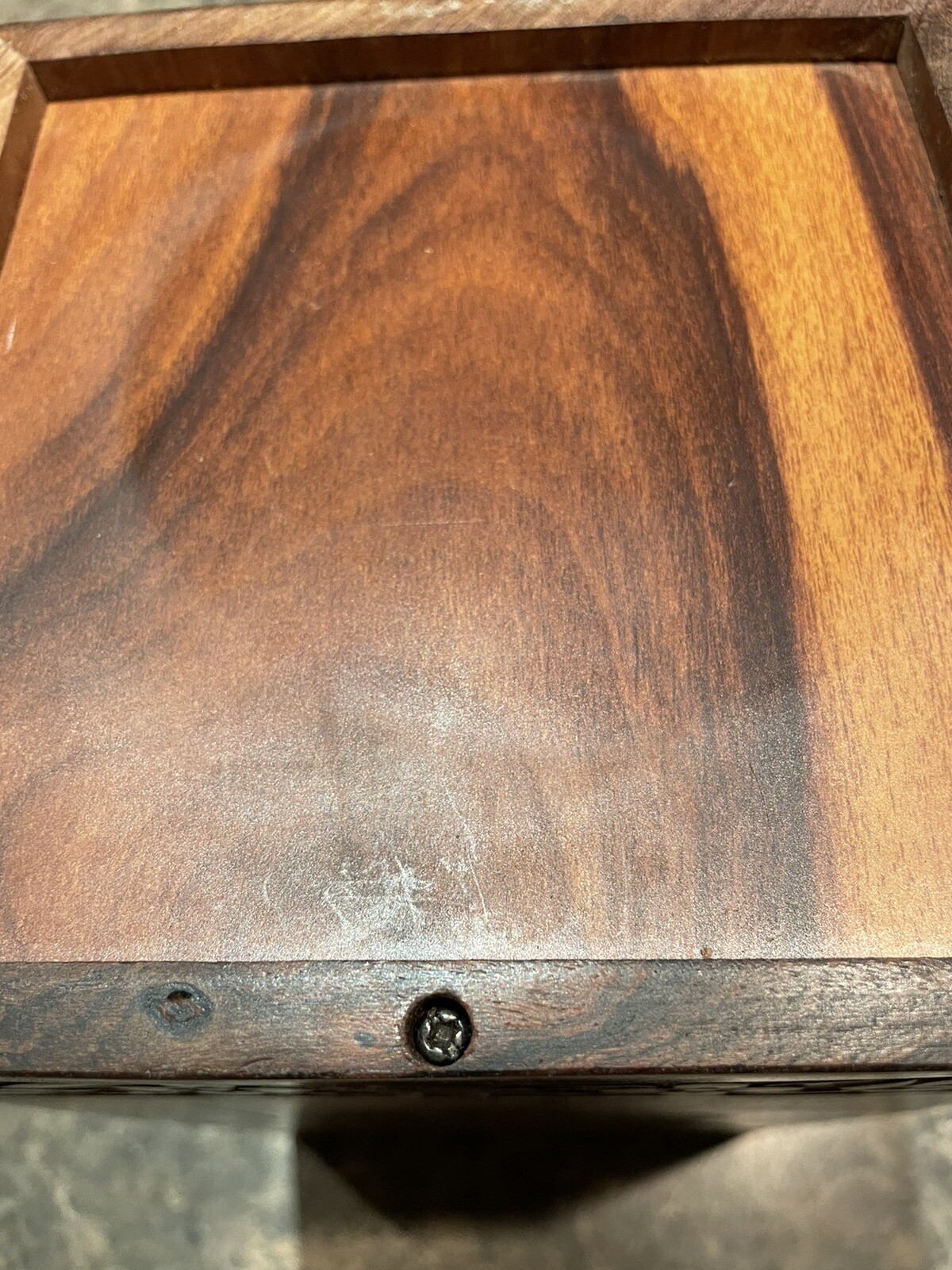 Tree of Life Hand Carved Rosewood Urn Cremation Adult Beautiful Detail