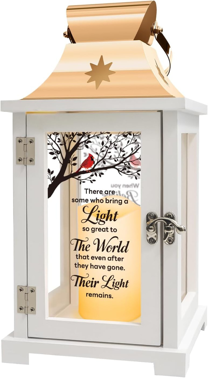 Memorial Lantern – Thoughtful Bereavement Gift for Loss of Loved One, Sympathy a