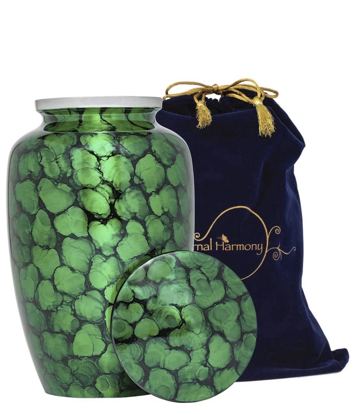 Eternal Harmony Large Urn for Ashes, Adult Male & Female Cremation Vase