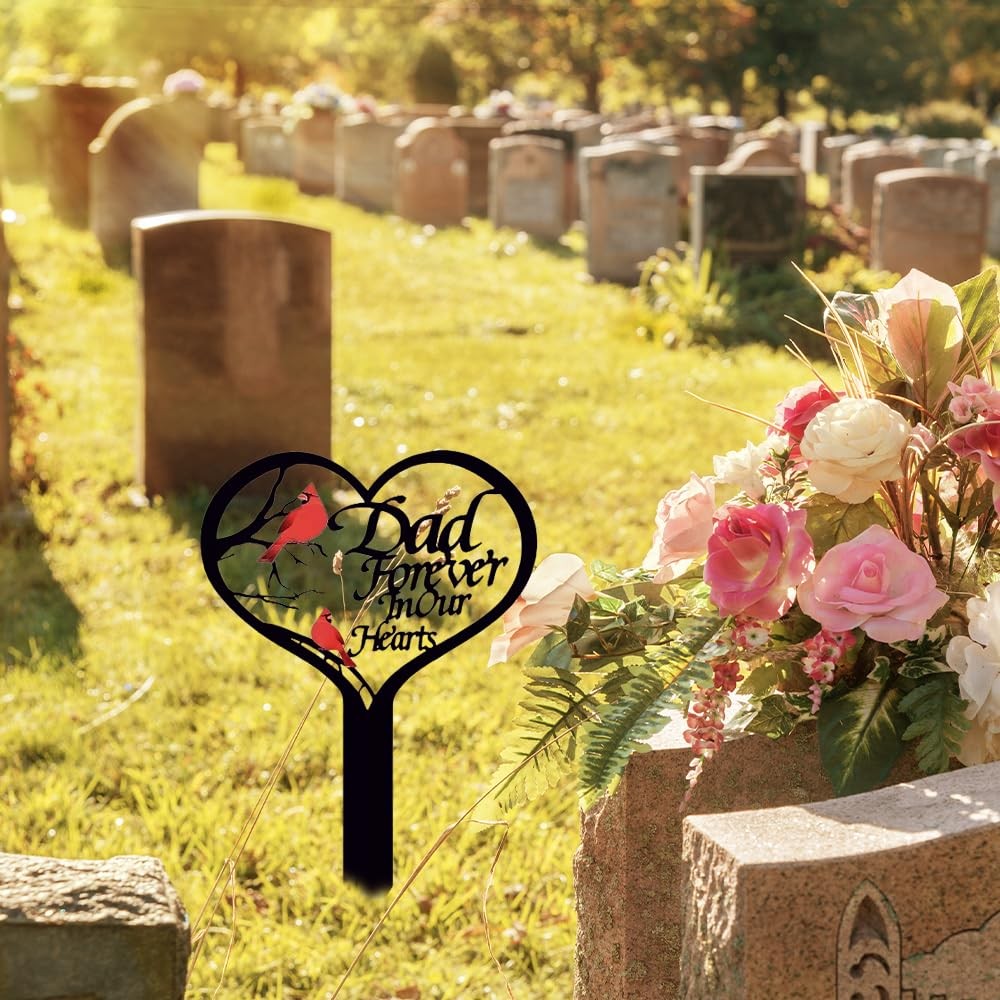 Grave Decorations for Cemetery, Cemetery Decorations For Grave Mom，Dad,Memori…