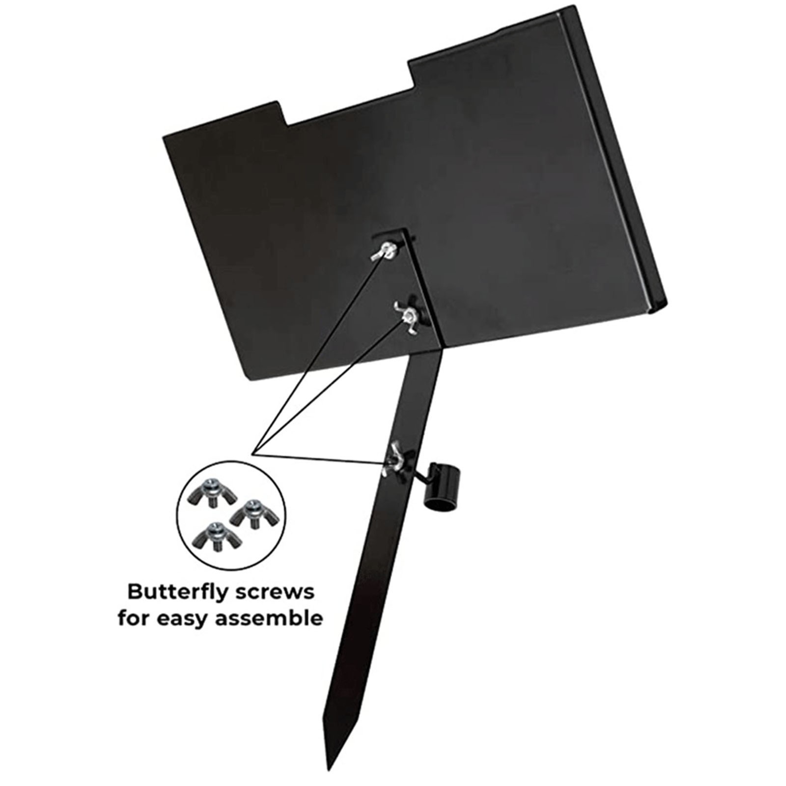 Durable Grave Marker Stand Matte Finish Easy Assembly For Pet Memorial Premium