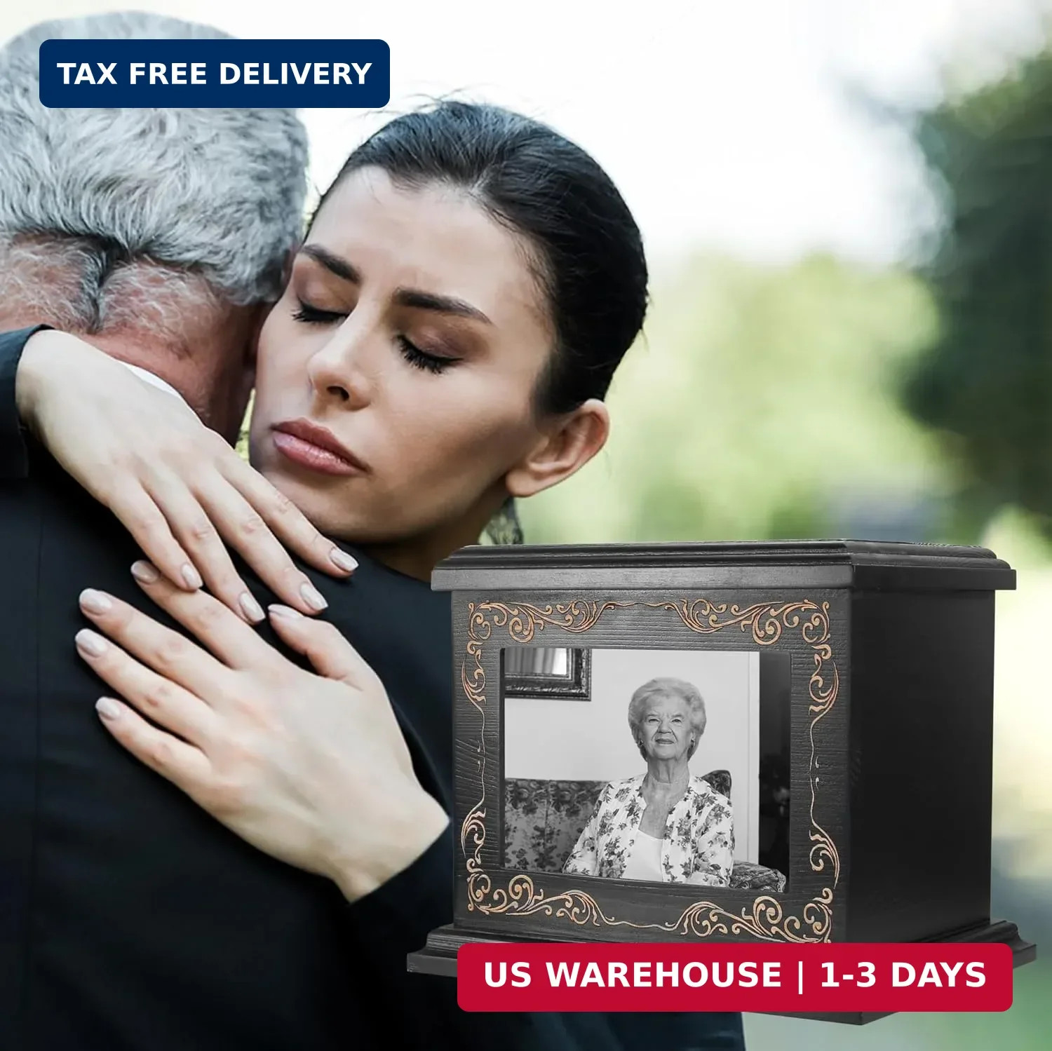 Cremation Urns for Human Ashes Adult Male or Female, Funeral Memorial Urns for A