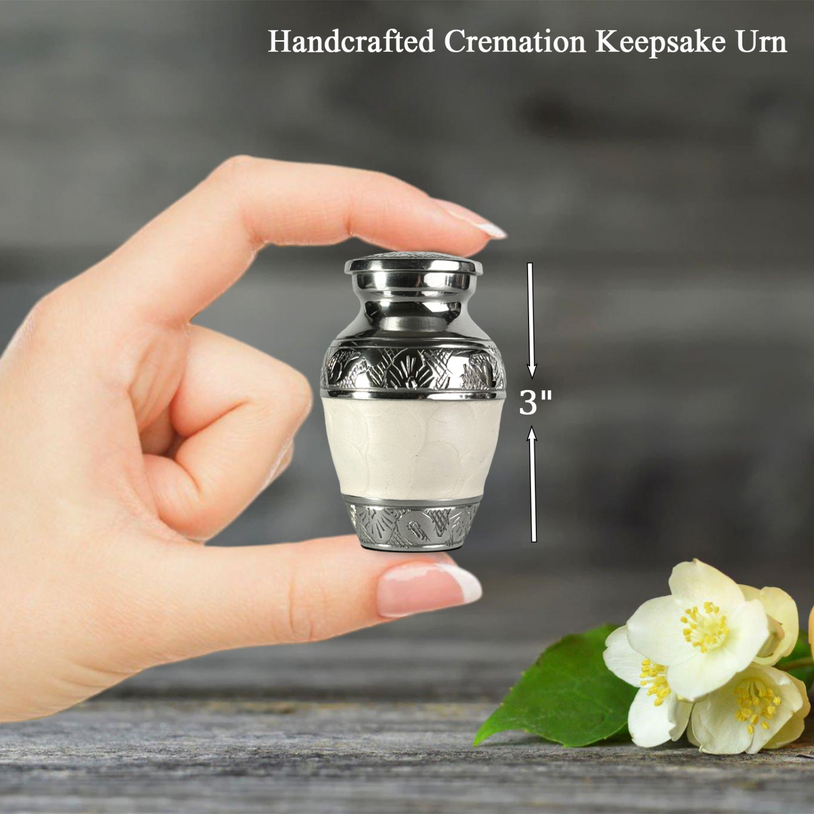 Handcrafted Small Urns for Human Ashes Keepsake Set of 4-Mini Urns (Combination)