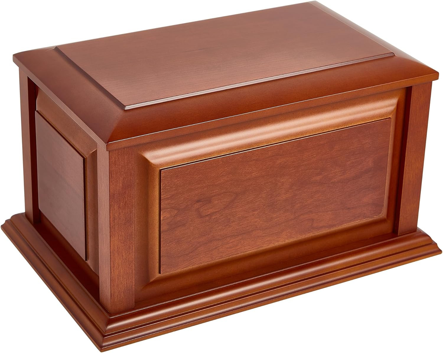 Handcrafted Extra Large Wooden Funeral Cremation Urn Box for Adult Human Ashes u