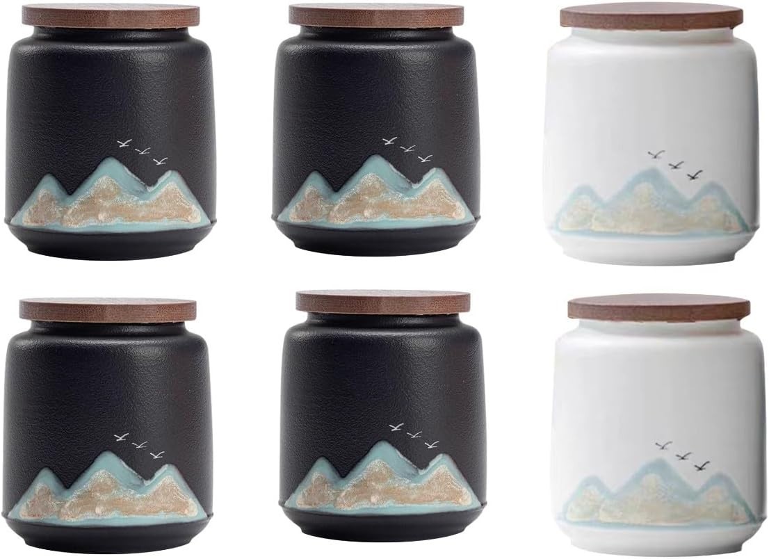 3.3-Inch Decorative Keepsake Urns – 6-Piece Sharing Set for Loved Ones