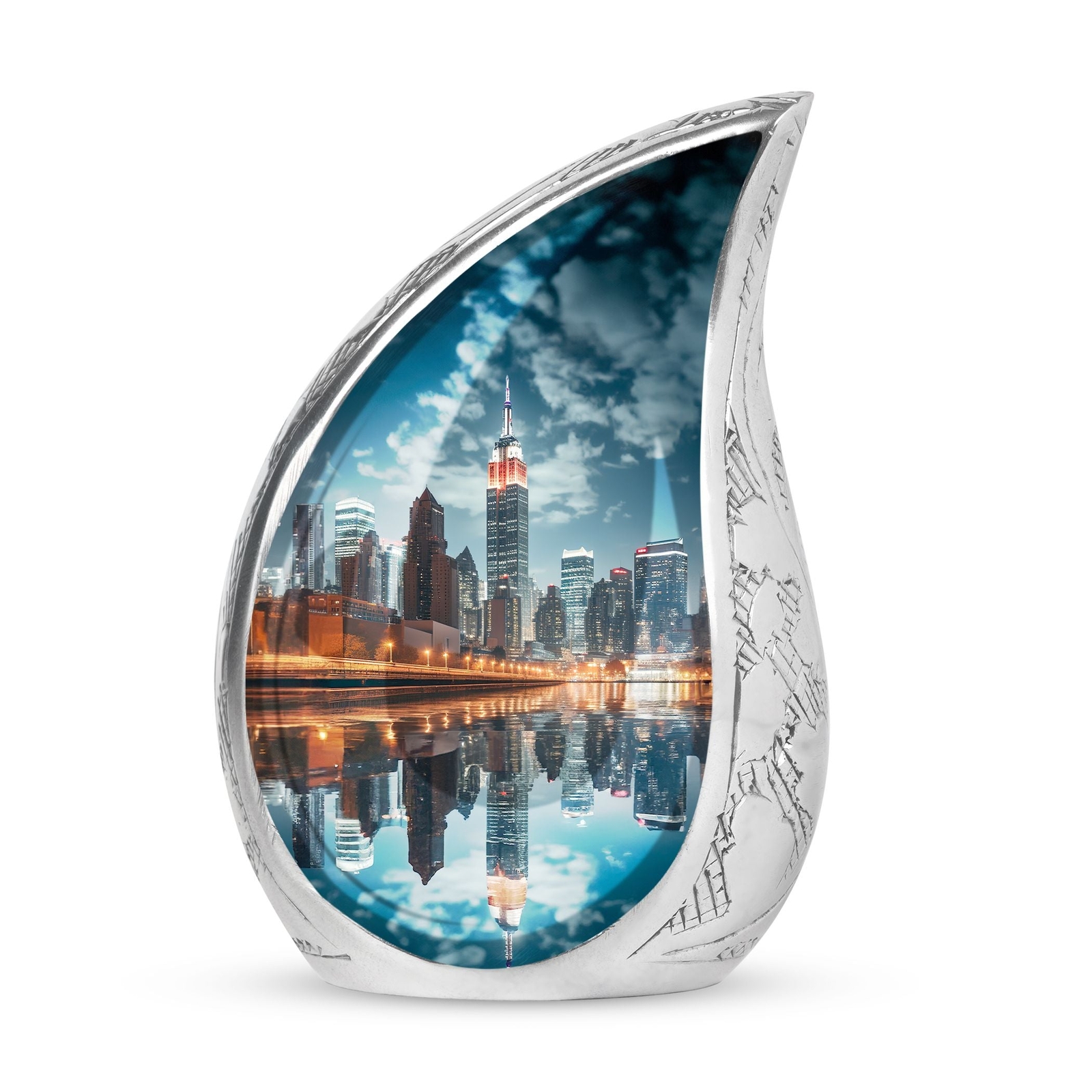 New York City Night View – Elegant and Peaceful Urns For Human Ashes