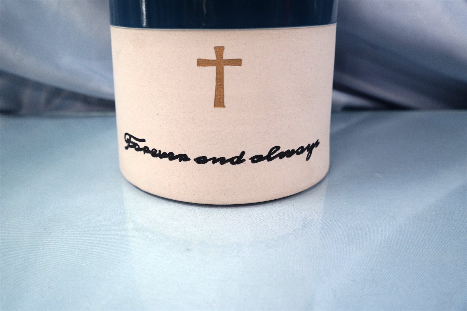 Large Cremation Urn Forever and Always Funeral with Bag