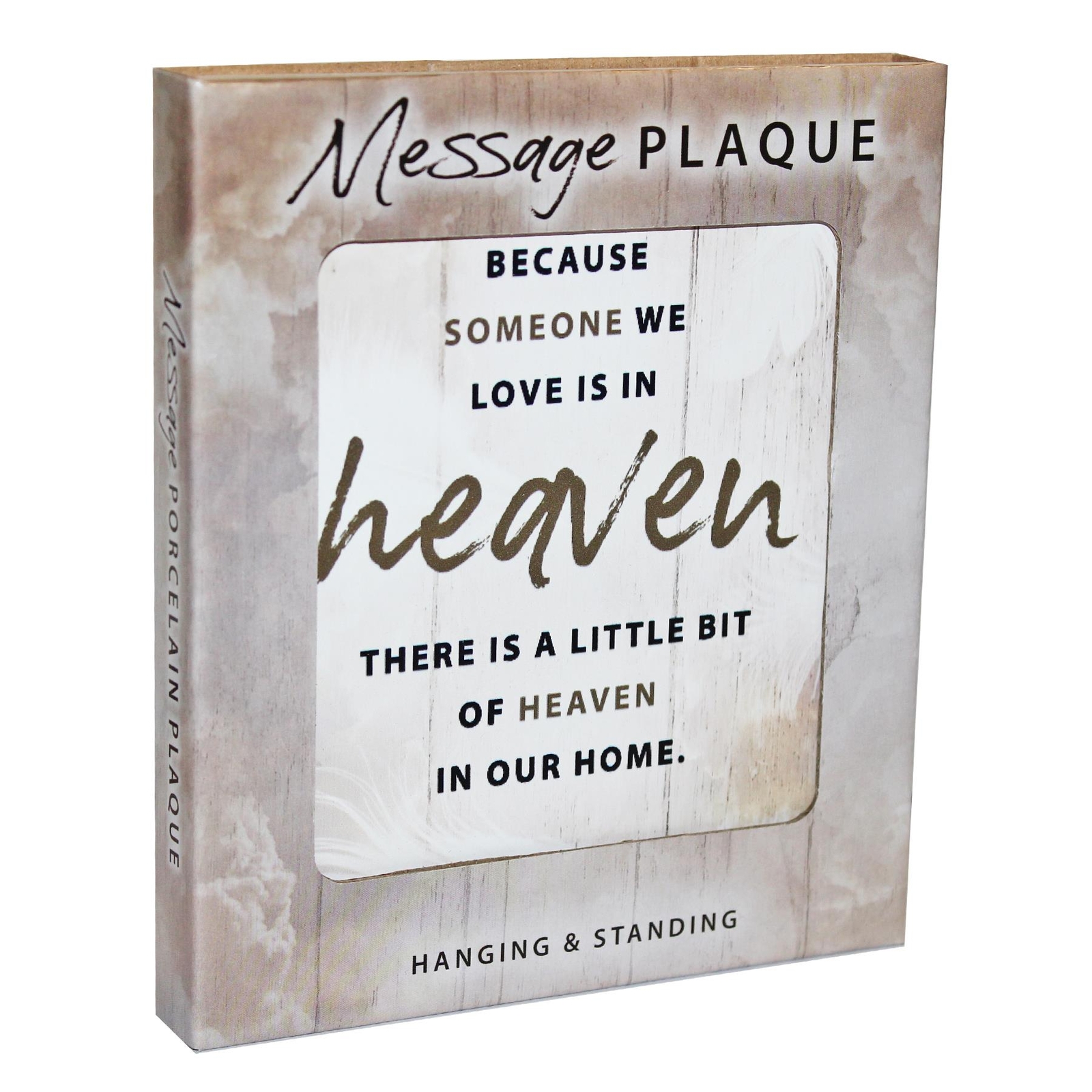 Porcelain Tile Plaque Hanging or Standing Sentiments – Someone In Heaven